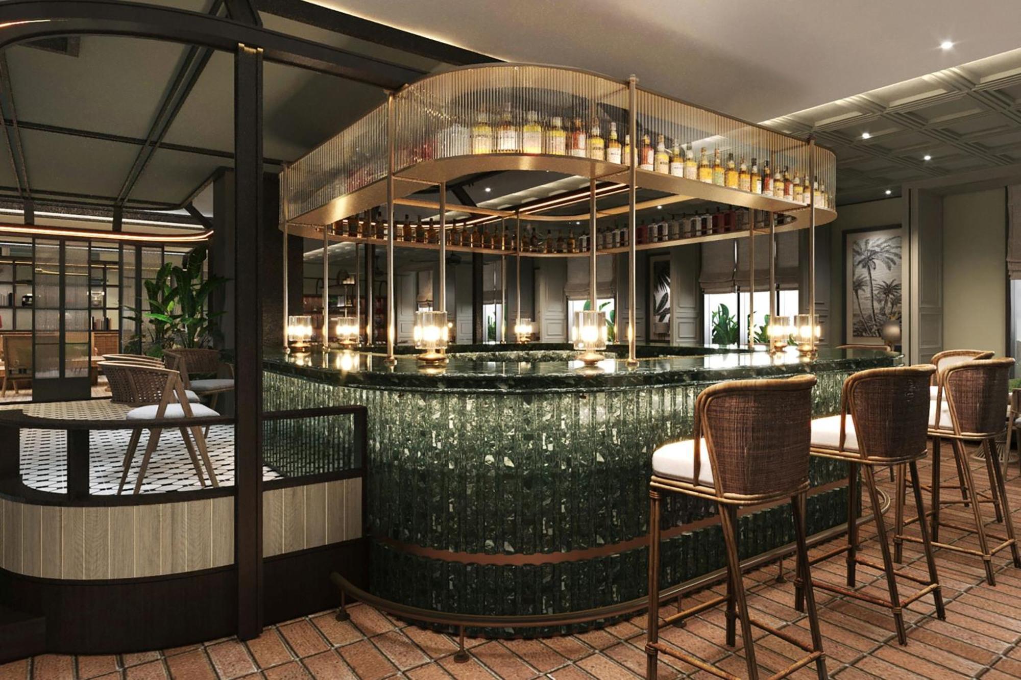 ホテル ザ ノーザム オール スイート ペナン ジョージタウン エクステリア 写真 The bar at the restaurant